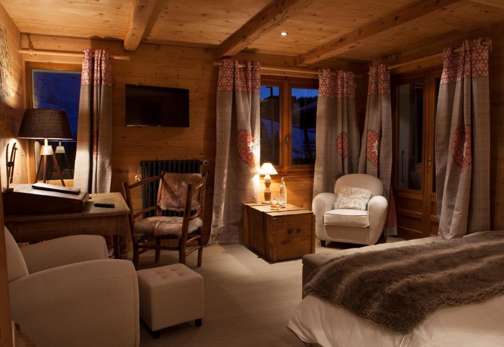 Chalet-Hotel Les Cimes Le Grand-Bornand Exterior foto