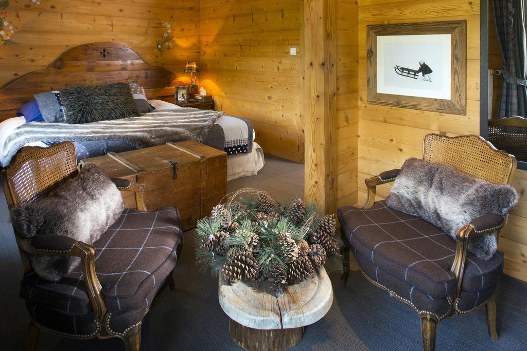 Chalet-Hotel Les Cimes Le Grand-Bornand Habitación foto