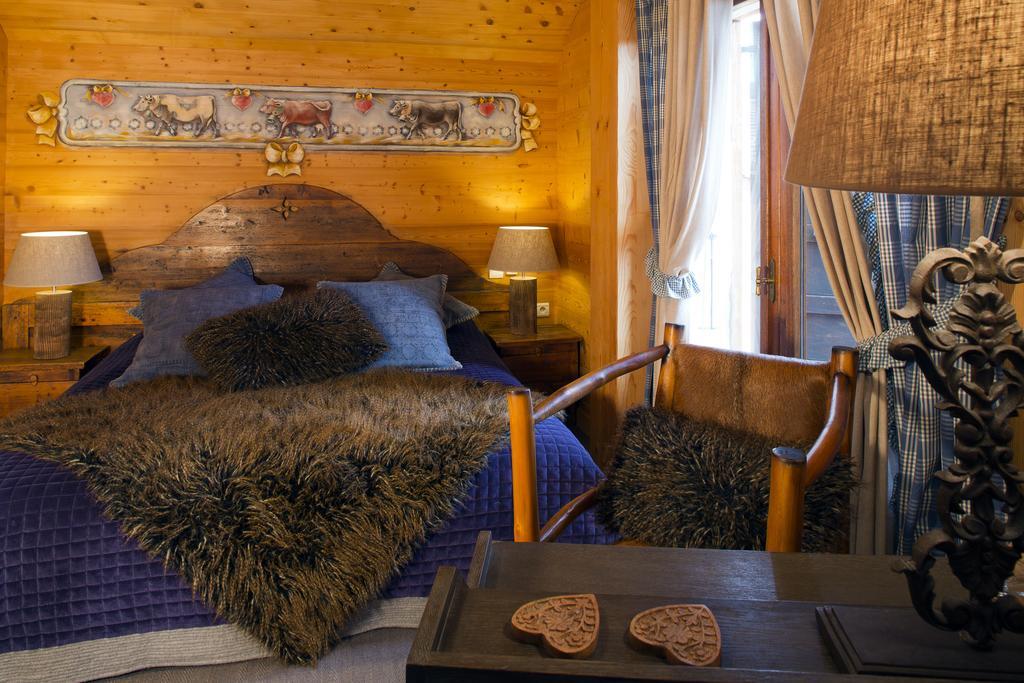 Chalet-Hotel Les Cimes Le Grand-Bornand Habitación foto